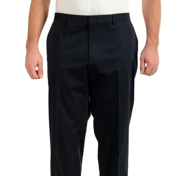 Hugo Boss | Pants | Hugo Boss Mens Helfordgander3 Slim Fit Blue Dress Pants  Us 42r It 58 | Poshmark